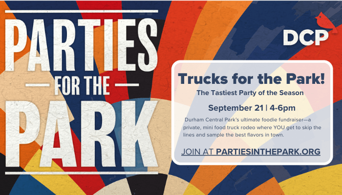 Trucks for the Park is September 21, 4-6pm. Tickets can be purchased at partiesforthepark.org